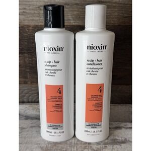Nioxin System 4 Shampoo + Conditioner Duo 10.1oz Each –‎ NEW